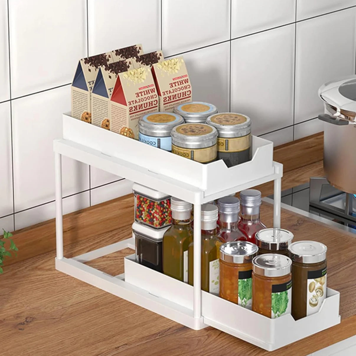 under sink storage organizers