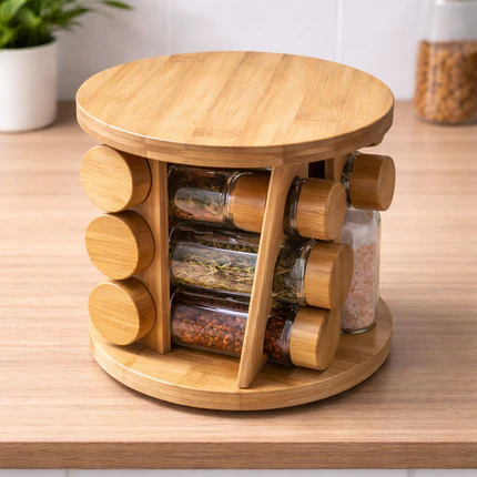 Rotating spice organizer