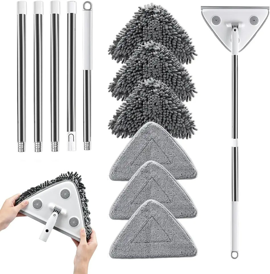 Multifunction window cleaning brush