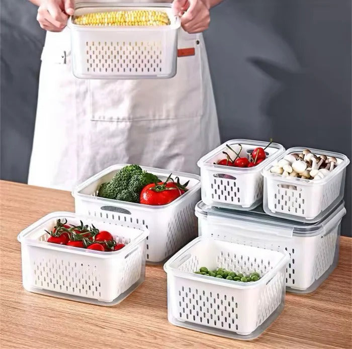 Adjustable Refrigerator storage box